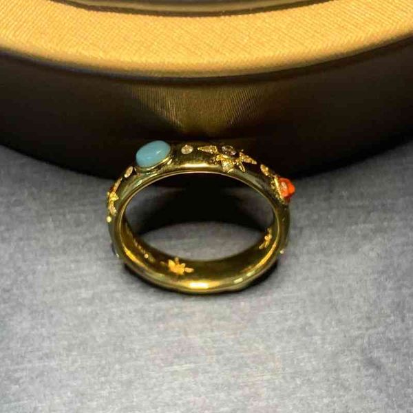 

band rings finger a family roman style minority design fashion exquisite colored stone feminine index, Silver