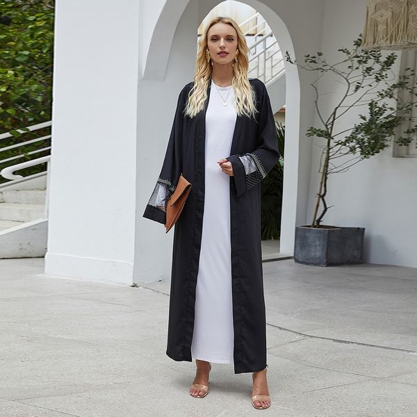 

ramadan eid mubarek kaftan dubai abaya kimono turkey muslim cardigan hijab dress islam clothing abayas for women robe femme ete, Red