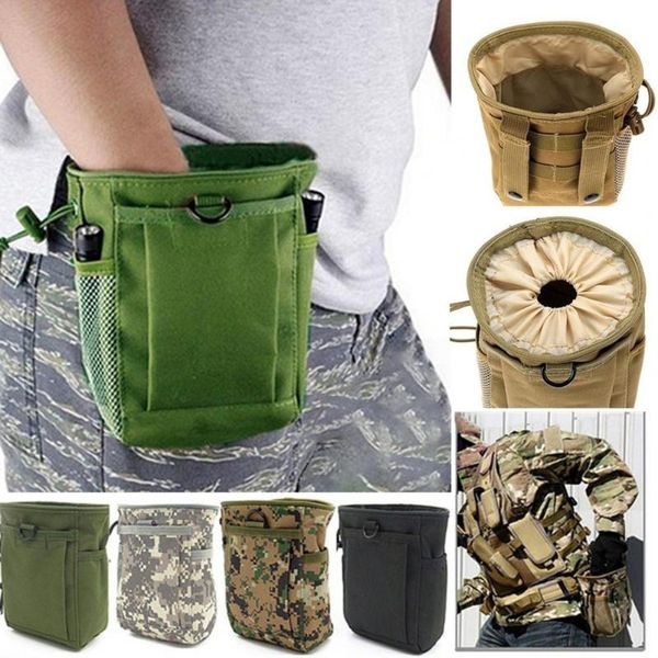 Sacos de armazenamento Homens de acampamento ao ar livre Bolsa de cintura de cintura Titular de cartão de telefone móvel Dump Drop Bolsa