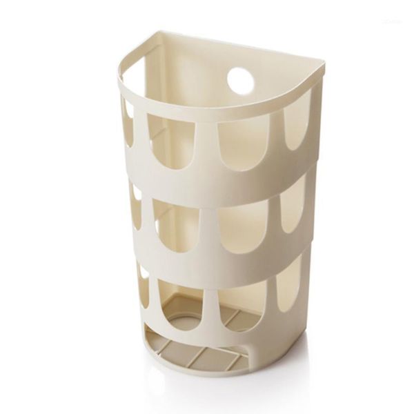 

hooks & rails bathroom rack durable kitchen tableware practical wall-mounted multipurpose sundries organizer storage box garbage bags