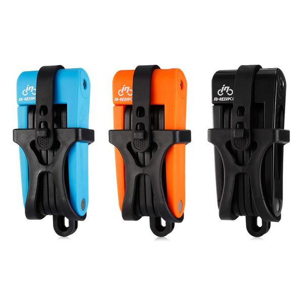 

bike locks inbike d906 anti-shear stainless steel 12 ton hydraulic cutter anti-theft lock foldable link construction bicycle safe