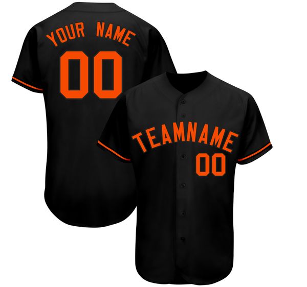 

custom jerseys baseball jersey for men adults breathable sublimation print baseball t shirts camiseta beisbol hombre, Black