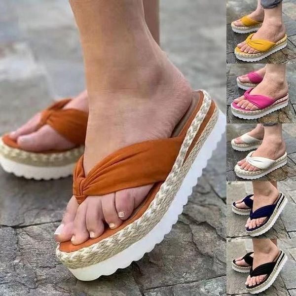 

sandals women summer mid heels plus size wedges shoes woman sweet bowties slippers sandalias mujer sapato feminino, Black