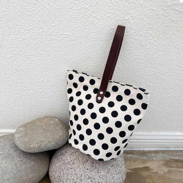 

womens bag spot design women fabric shoulder simple canvas handbag large capacity shopping cute book girls bags waist