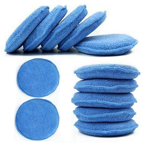 

car sponge polish waxing replacement round microfiber parts wax accessories