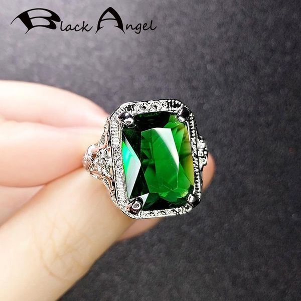 

openwork pattern created green tourmaline pigeon blood red gemstone adjustable ring for women jewelry party gift cluster rings, Golden;silver