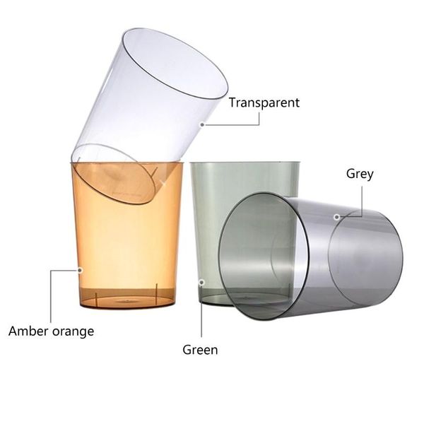 

waste bins minimalist clear household trash can home bucket garbage bin el living room office wastebasket recycling h3cf