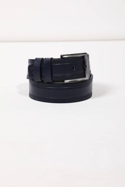 

belts navy blue processing pattern men genuine leather belt, Black;brown