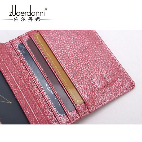 

license female wallet short 2018 leather folding multi-card driver's integrated new card holder multifunctional jfivs