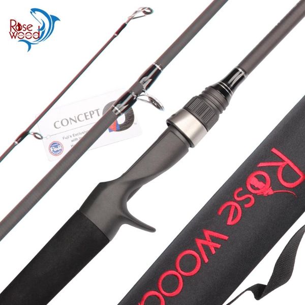 

rw-664m fuji carbon lure rod 6'6'' 4 section fishing 1/8-3/8oz casting spinning travel carp tackle boat rods