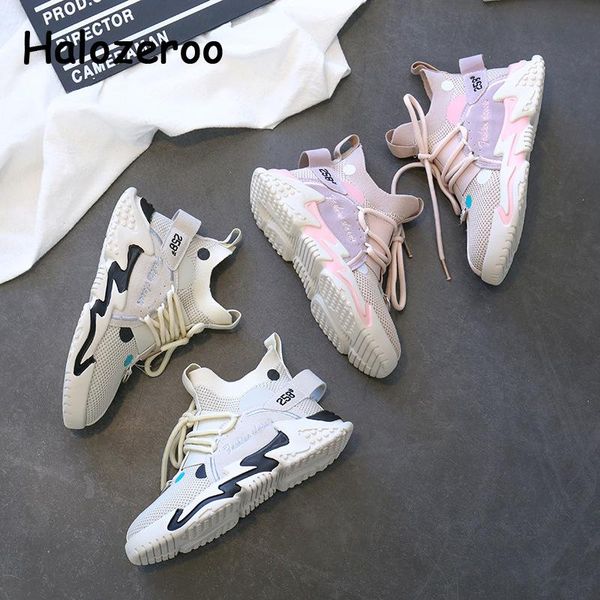 

sneakers spring kids sport baby girls slip on casual boys brand sock shoes children high chunky trainers 2021, Black;red