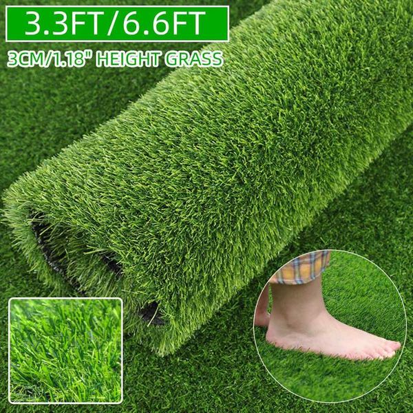 

3cm thicker artificial turf fake grass indoor and outdoor garden landscape/floor decoration can be used for golf/football field decorative f