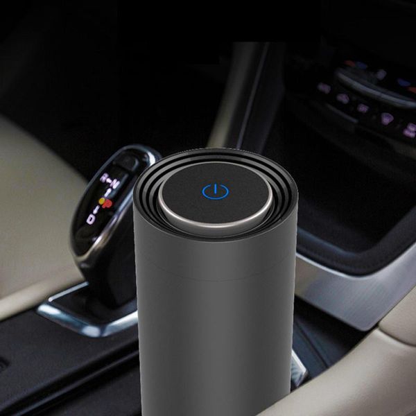 

car air freshener ambientador coche ionizador de aire purifier cleaner intelligent display temperature humidity humidificador