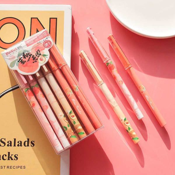 

pen neutral high face value peach paradise 0.5 black cute korean ins exam signature learning stationery