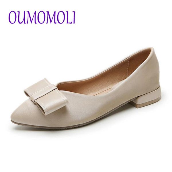 

dress shoes 2021 women solid color bow square heel fashion slip on soft pregnant women's loafers q758, Black