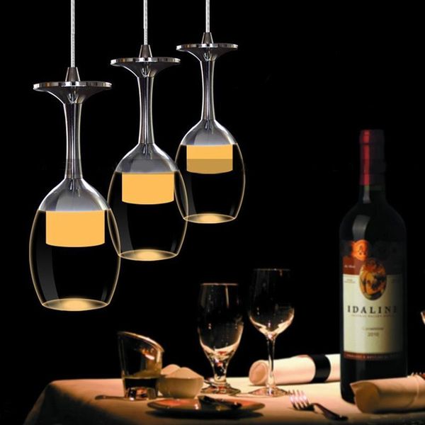 

pendant lamps 2021 wine glass design led with 3w hanging light indoor lighting