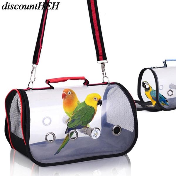 

portable bird stand parrot outing bag pet takeout backpack outdoor cage travel carrier breathable cages