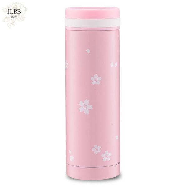 

300ml thermal mug 304 stainless steel black and white geometric pattern cup water bottle bounce vacuum flask bottles
