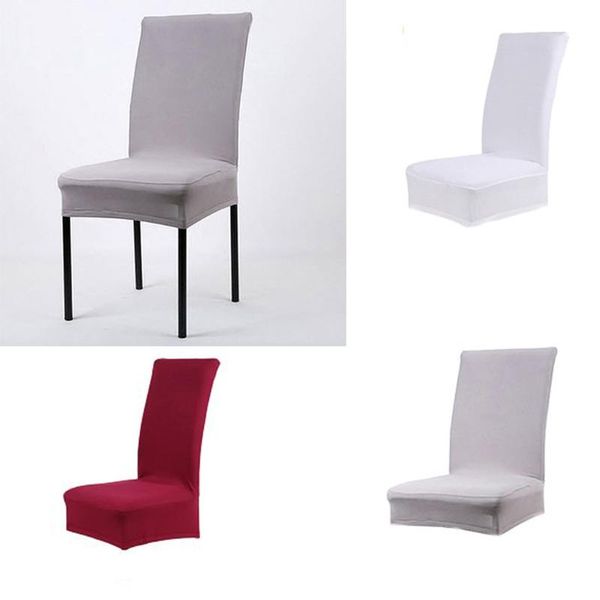 

promotion dining room chair cover solid color spandex sheet covers