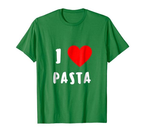 

men's t-shirts funny i love pasta italian t-shirt gift red heart, White;black