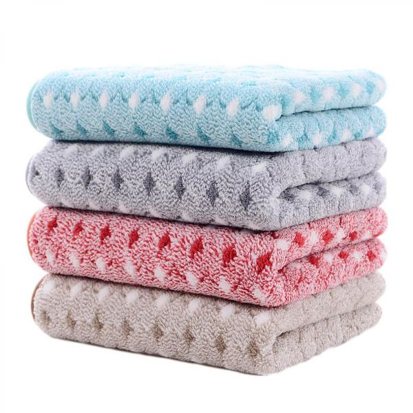 

towel 35*75cm coral fleece absorbent men and women face wash soft skin-friendly