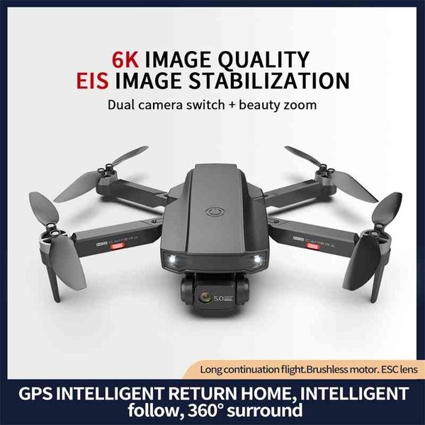 

s2 5g wifi rc drone 4k profesional quadcopter mini hd 6k camera with brushless motor gps fpv foldable child toys plane