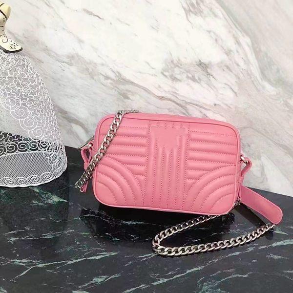 

women fashion messenger bag silver chain cross body luxury designer bags ladies shoulder handbag letter logo genuine leather all match