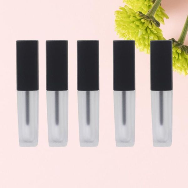 

storage bottles & jars 5pcs 2ml empty lip gloss refillable travel contianers