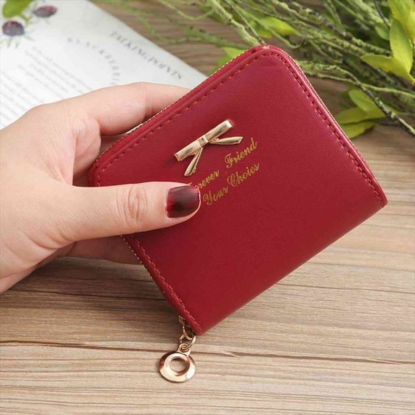 

fashion pu leather women wallet purse card holder brand female wallets price ms, Red;black