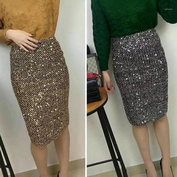 

skirts women solid color elastic high waist sequin patchwork bodycon mini skirt pencil short wrap office party girl, Black