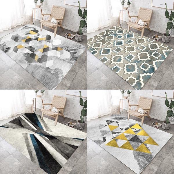 

carpets autumn and winter geometric carpet cross-border nordic style living room bedroom bedside customization