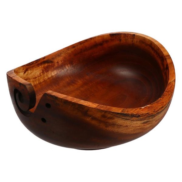 

other arts and crafts wooden yarn bowl for knitting crochet wool storage craft kit