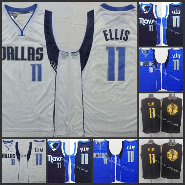 

dallas mavericks men #11 monta ellis retro basketball jersey, Black
