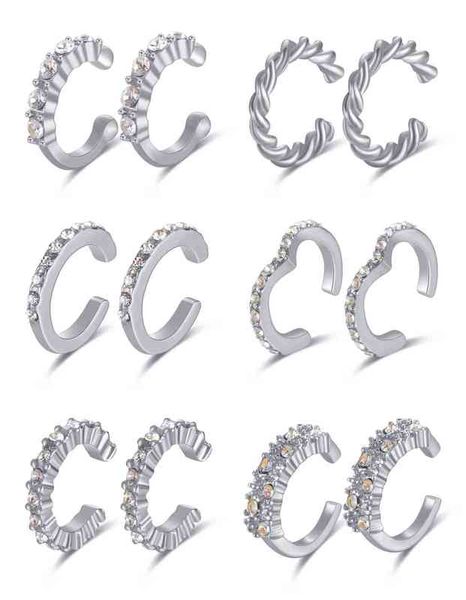 

popular selling earrings non pierced cartilage earrings set high-end cz material earrings with price, Golden;silver