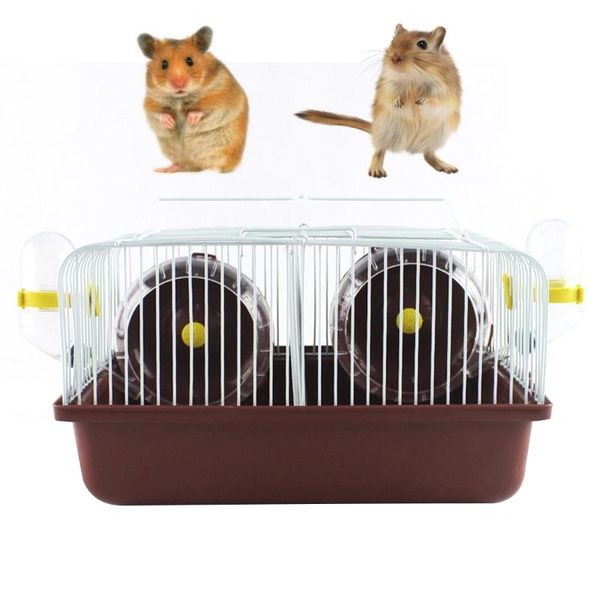 

small animal supplies 1pc plastic hamster cage set empty pastoral complete squirrel foundation transparent single layer nest