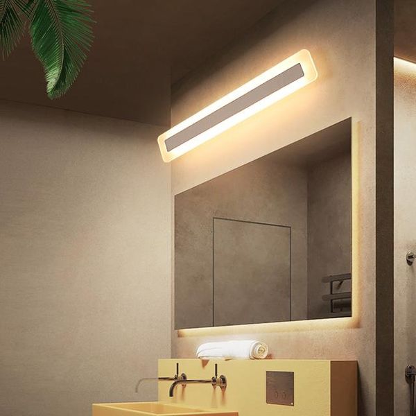 

wall lamp led bathroom lights 40/60/80/100/120cm mirror front dresser modern brief