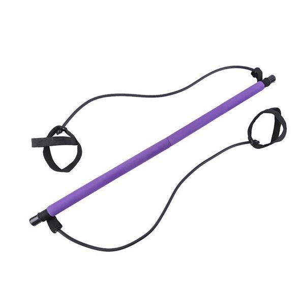 

resistance bands fdbro multifunctional pilates fitness bar pull rod elastic rope portable stretching sports exercise equipment