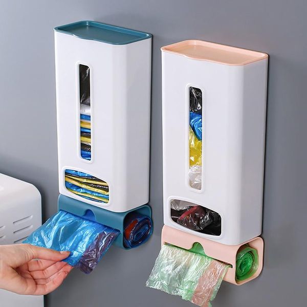 

storage bottles & jars wall-mounted garbage bag box plastic removable