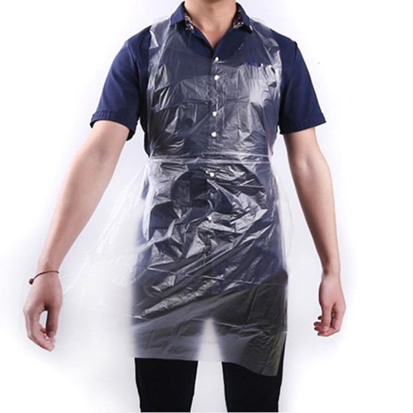 

100pcs disposable aprons waterproof oil proof antifouling plastic anti-splash kitchen supplies hee889