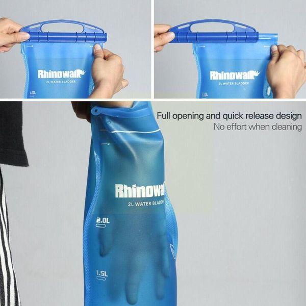 

hydration packs water reservoir bladder pack bpa - 2l bag running storage vest backpack 3l w0o7