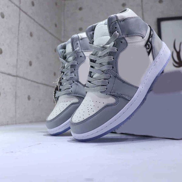 

2021 jumpman women's basketball shoes men's 1 s white/gray outdoor sports9wu8