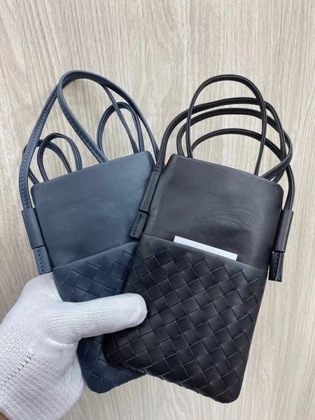 

2021 design genuine leather bags for women black sheepskin crochet iphone11 case blue card holder handbags european style shopping bag, Black;red
