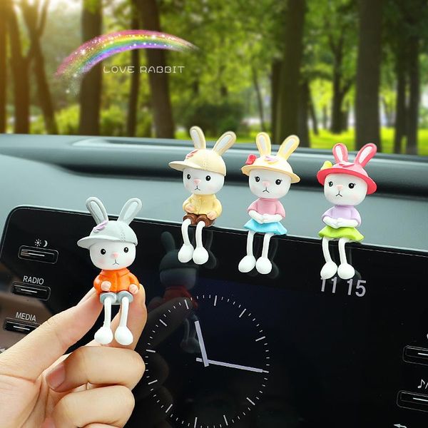 

interior decorations car decoration creative lovely center console doll products