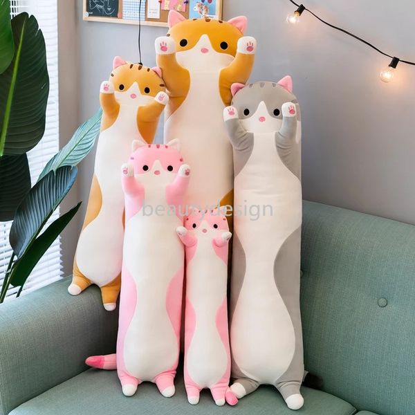 

50cm cute cat panda koala large stuffed animals plush toys for children girls soft long sleep pillow hugs christmas gifts dd
