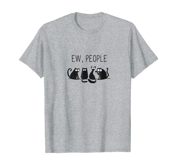 

ew people meowy cat lovers gift shirt perfect gift idea, White;black