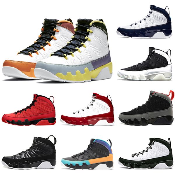 

jumpman 9s basketball shoes 9 racer blue unc men university gold oregon ducks space jam bred chile red change the world mens sport trainers