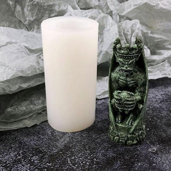

craft tools halloween devil silicone mold scary horrible fear bat handmade soap candle plaster resin ornaments