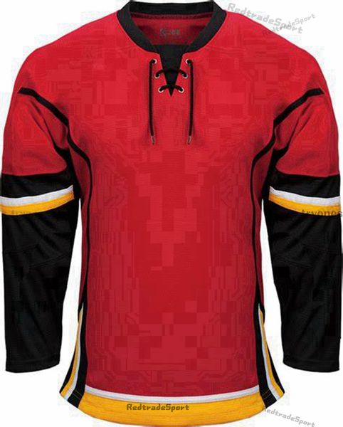 

mens custom ice hockey jerseys customize any name number black white blue purple green stitched shirts s-xxxl a0016, Black;red