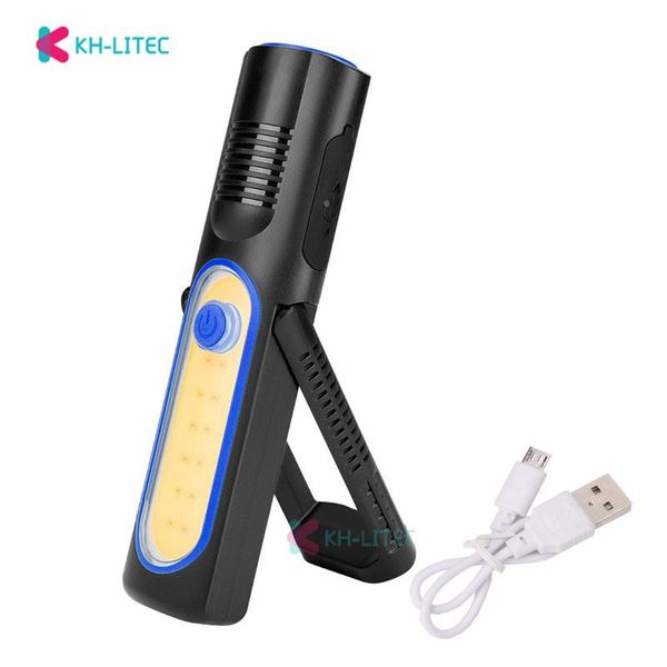 

torch flexible hand work light magnetic inspection lamp usb charging port flashlights torches