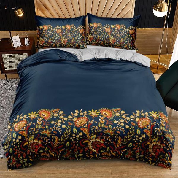 

bedding sets retro floral duvet cover set fashion flowers bed linens bohemian, design quilt/comforter covers bedspreads